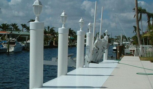 South Florida Seawall Cap, Boatlift Deck & Piling Install