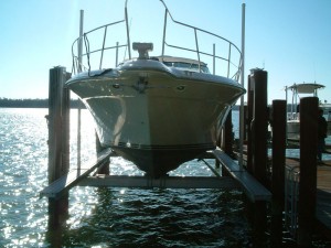 South Florida Cap, Boatlift Deck & Piling Install
