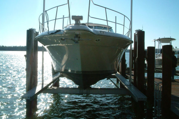 South Florida Cap, Boatlift Deck & Piling Install