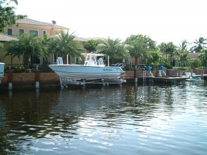 Custom Brazilian Hardwood Deck & Boat Lifts South Florida