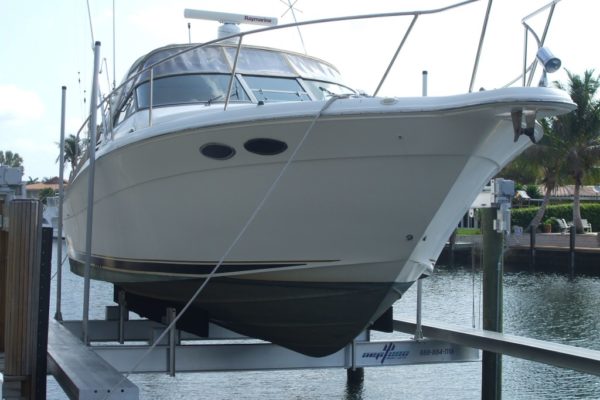 24,000 # Cradle Boat Lift with Walkway Planks in South Florida
