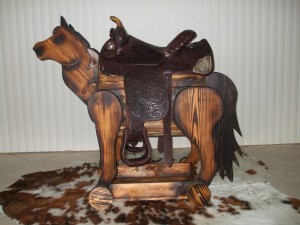 © Custom Horse Saddle Rack