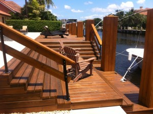 Tropical Wood Dock