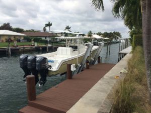 South Florida dock and boat lift