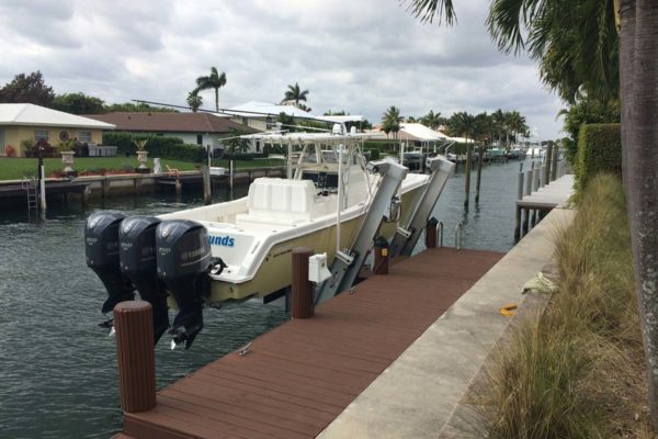 South Florida dock and boat lift