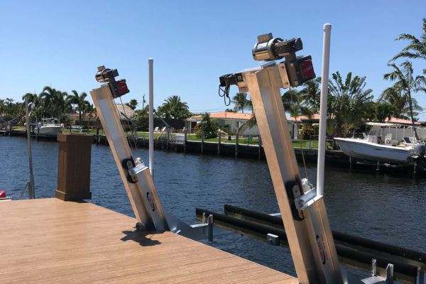 Boatlift and Dock Installation Intercoastal Florida