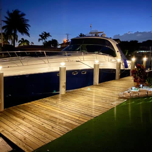 Dock remodel in Deerfield Beach, Florida
