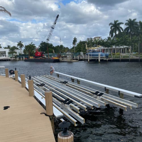 Construction of a 50k boatlift