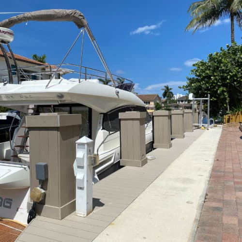 Custom piling boxes South Florida