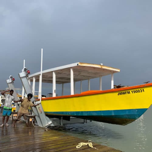 International Elevator Boatlift Install in Jamaica