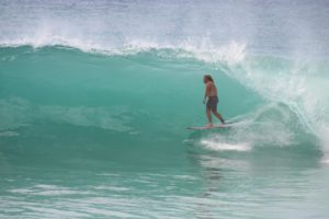 Kyle Keiper surfing