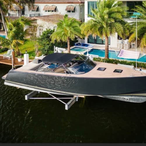 24,000 lb elevator boatlift in South Florida