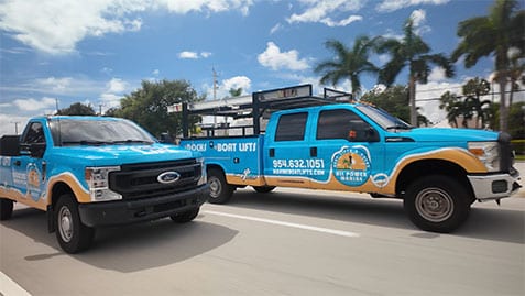 All Power Marine truck fleet.