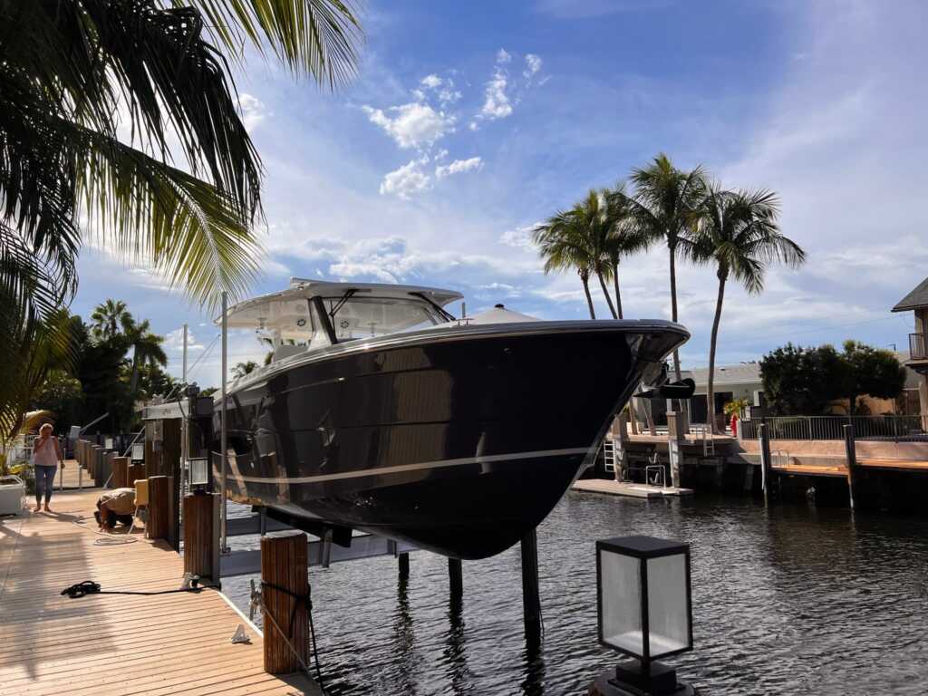 4 post boat lift.