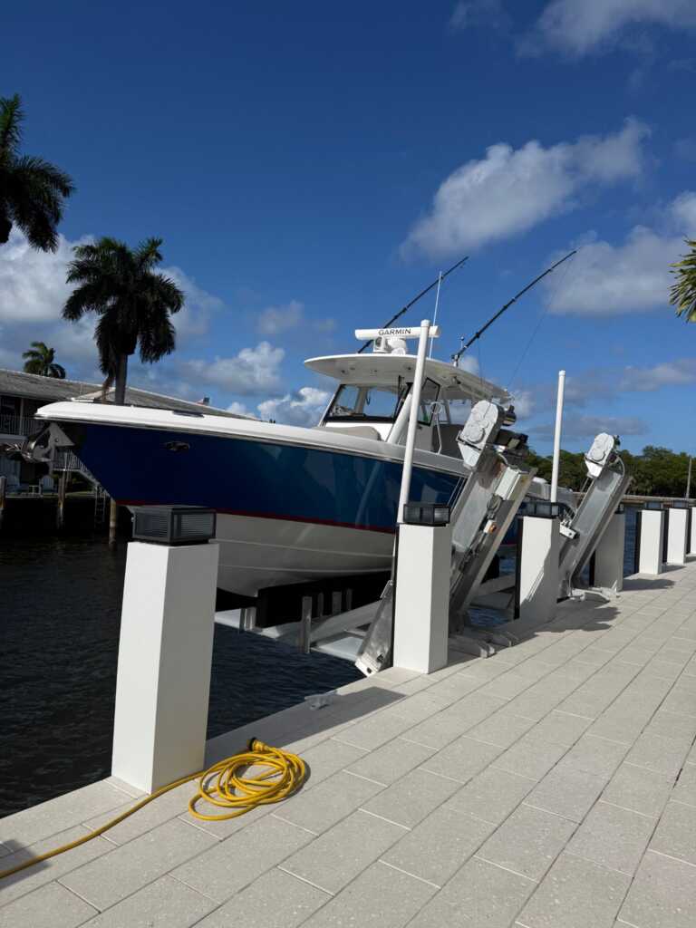 Elevator boat lift.